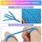 3 mm x 396 Yards Macrame Cord, Natural Cotton Twine, 12 Rolls 4 Strand Colored Macrame String, Colorful Cotton Rope for DIY Crafts Knitting, Artworks, Wall Hanging, Plant Hangers